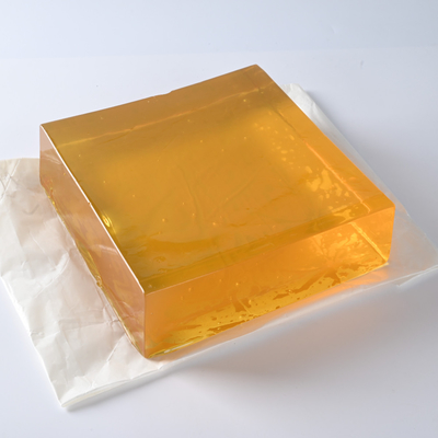 Druk - gevoelige Zelfklevende Geel van de Verpakkings Hete Smelting voor Natte Weefsel Plastic Dekking